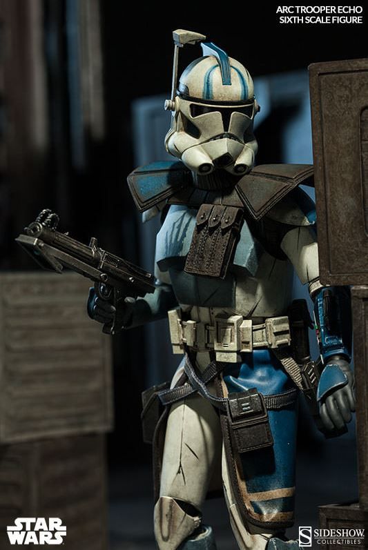 Sideshow Arc Clone Troopers Echo And Fives Sixth Scale Figures