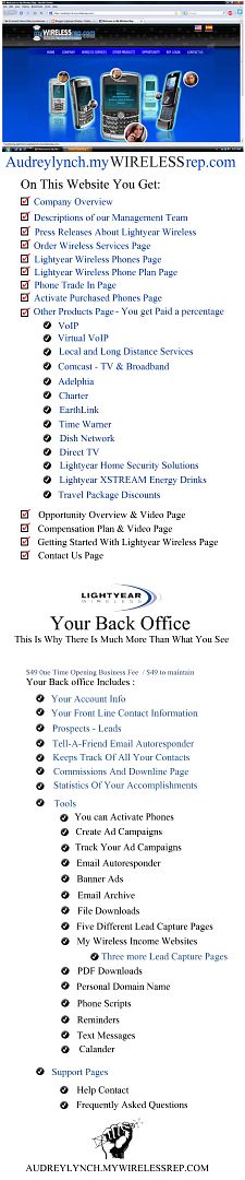 Lightyear Wireless Website