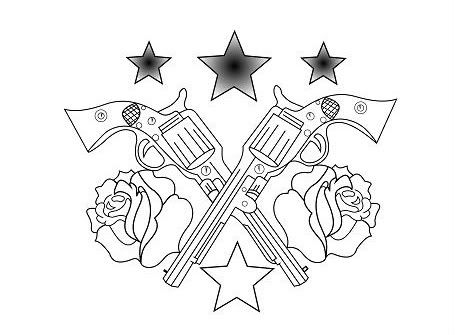 Designtattoo on Roses Guns Tattoo Design 1 Jpg Picture By Xxxsnifflesxxx   Photobucket