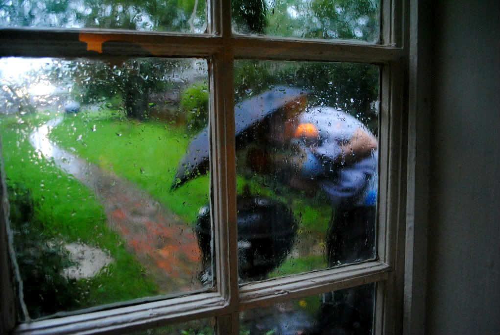 Grilling in the rain!