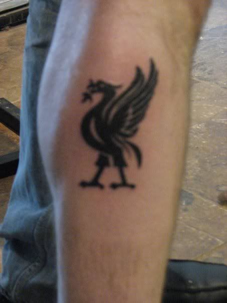 my next birthday but probably on my back where the gold liverbird is on