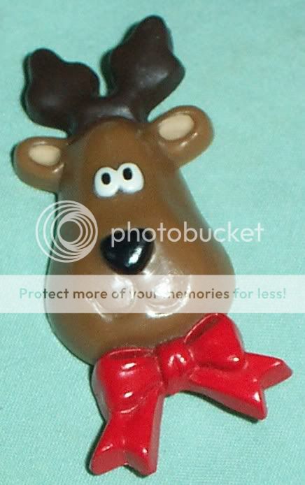 Vintage Hallmark RODNEY REINDEER Christmas Lapel Pin  