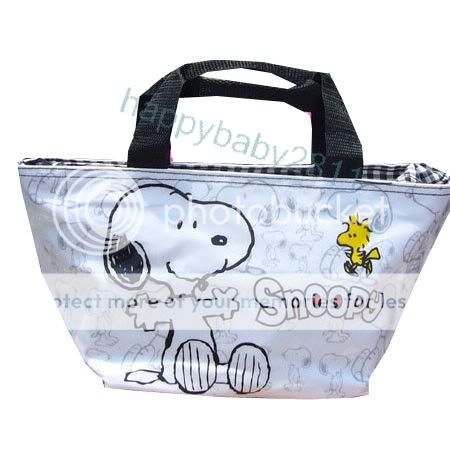 New Snoopy Lunch Bag Handbag Tote very cute  